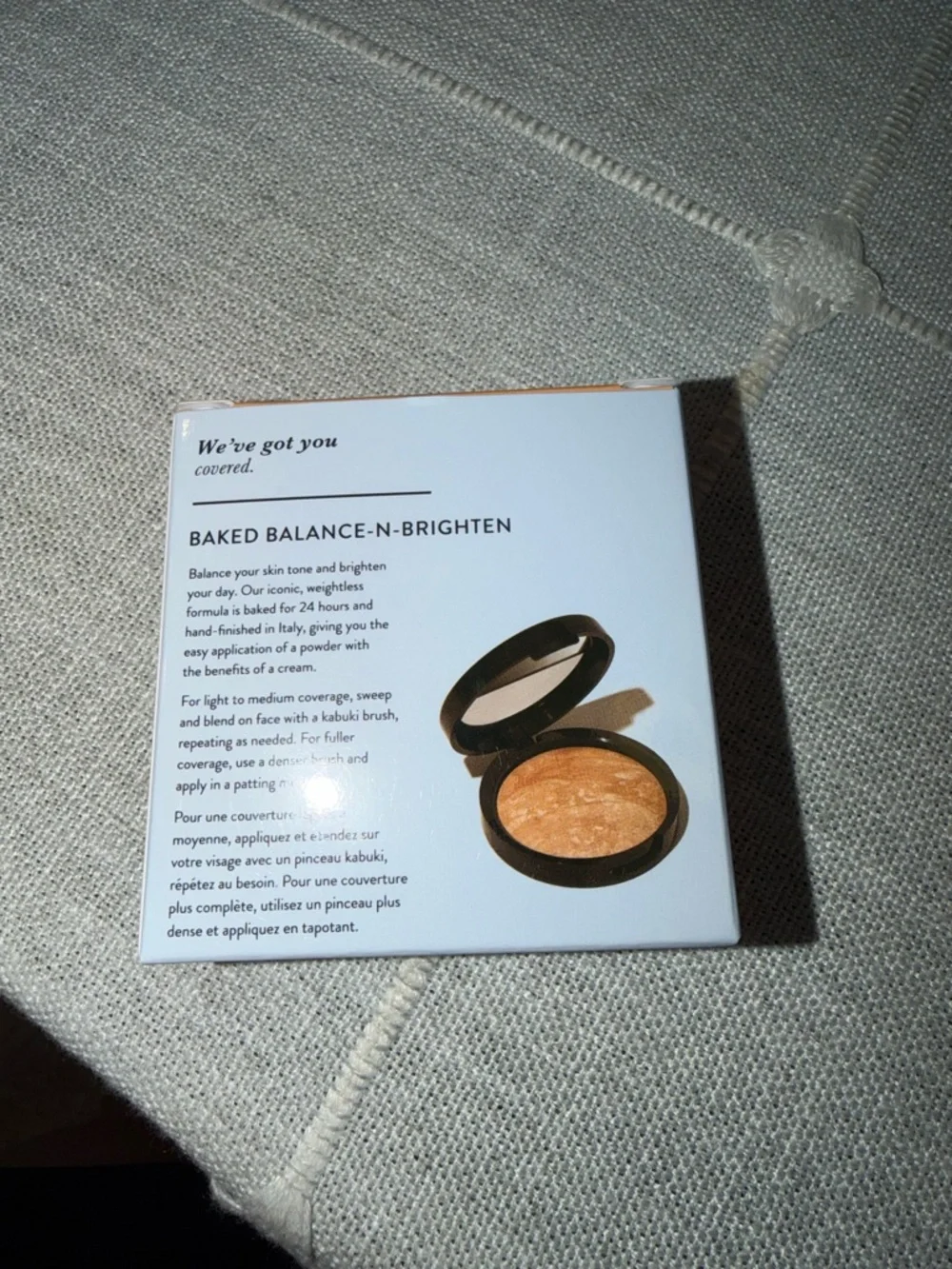 Laura Geller Baked Balance-N-Brighten Illuminating Baked Powder - Light. NIB